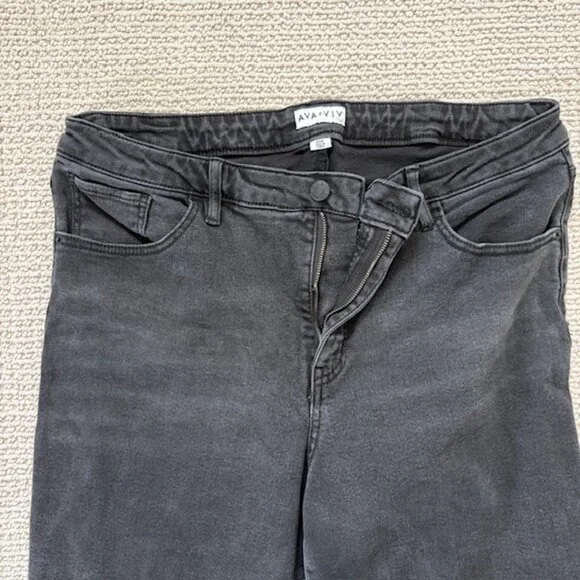 Ava & Viv Black Denim Jeans in Size 20W - Picture 7 of 8